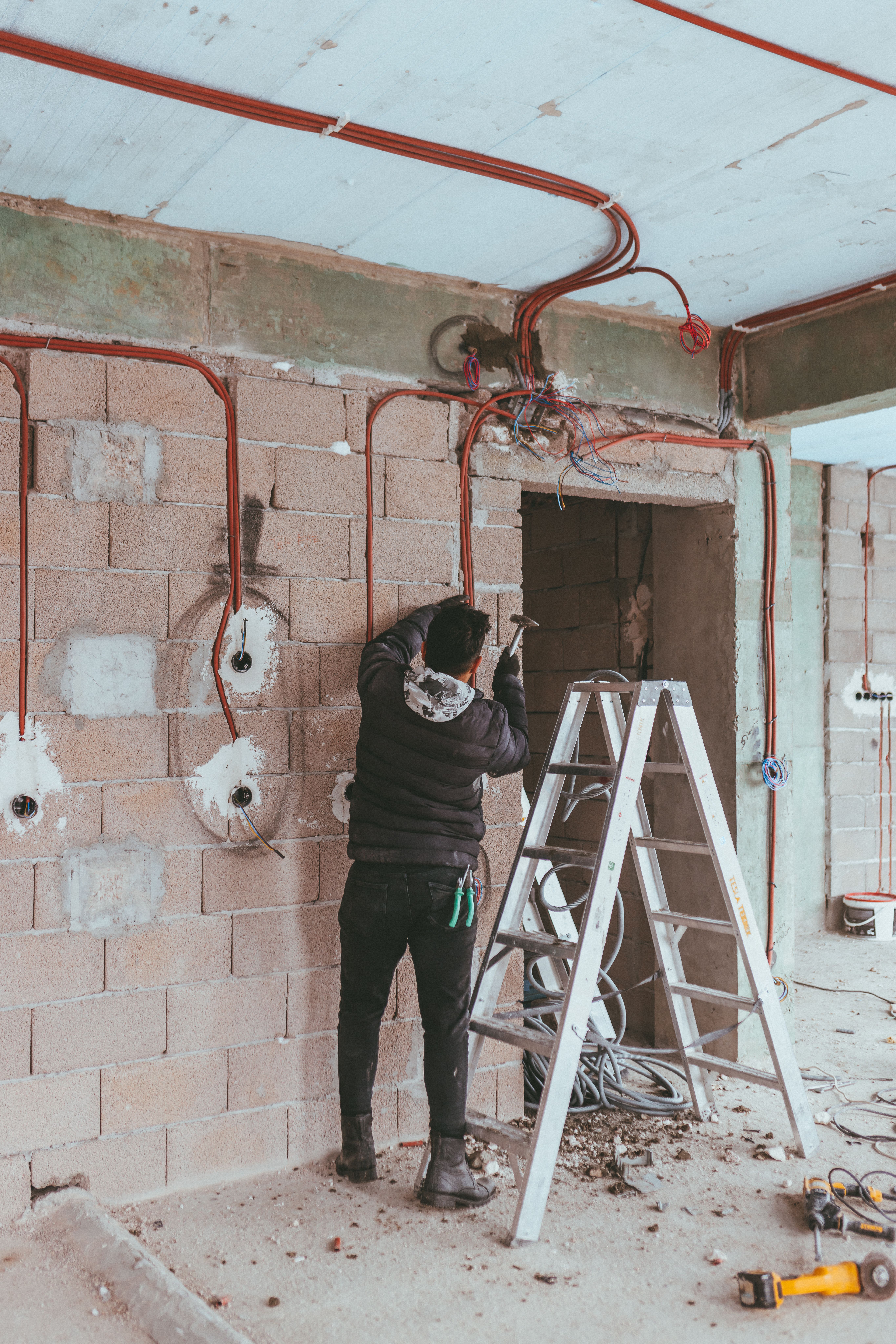 Hemco Electrical Services professional electrician at work